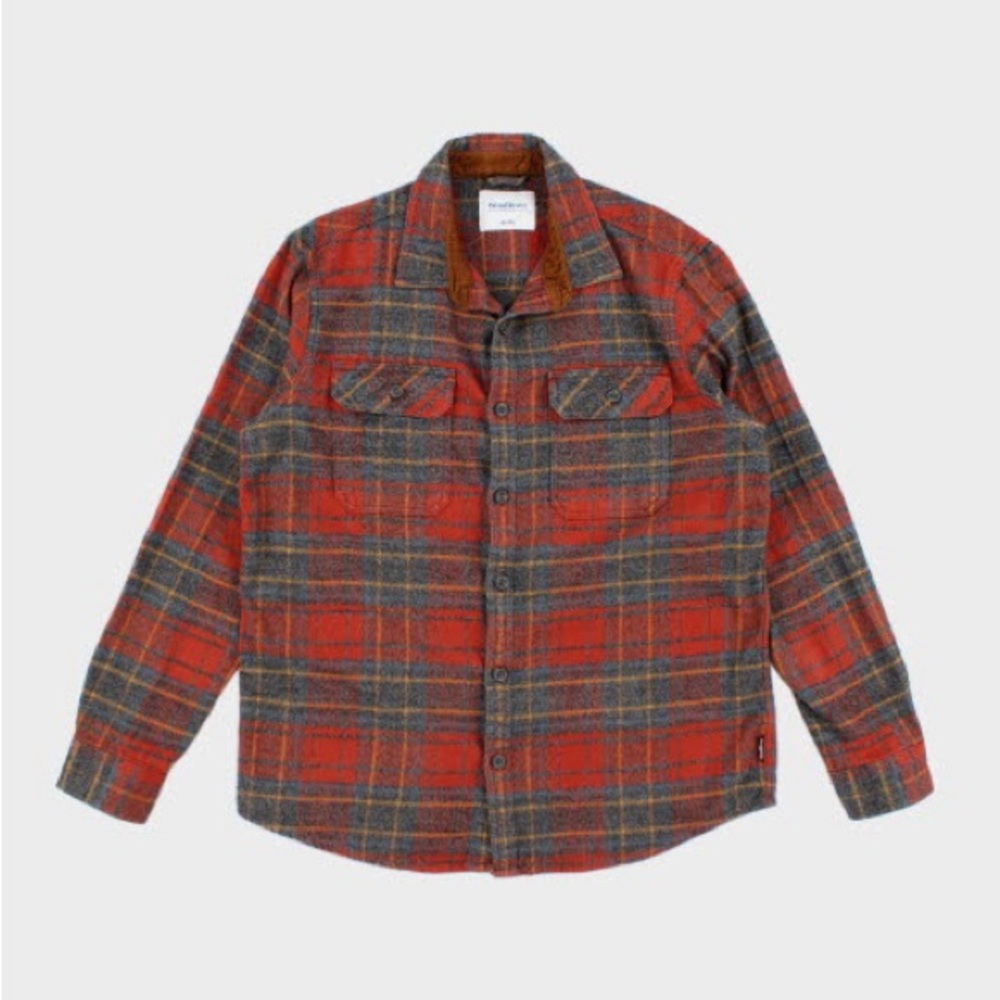 WIND RIVER Cotton Plaid Button-Up Shacket/Shirt